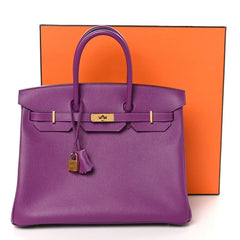 Birkin bag made of extremely Epsom Birkin 35 Anemone