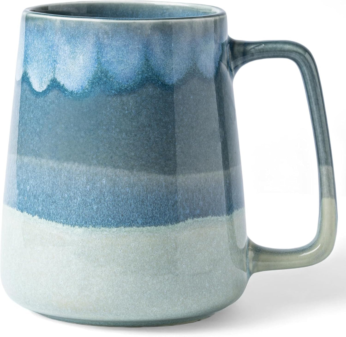 24oz Large Ceramic Coffee Mug, Handmade Gradient Glaze Stoneware Cup for Coffee, Tea, Milk, Hot Chocolate, Office and Home