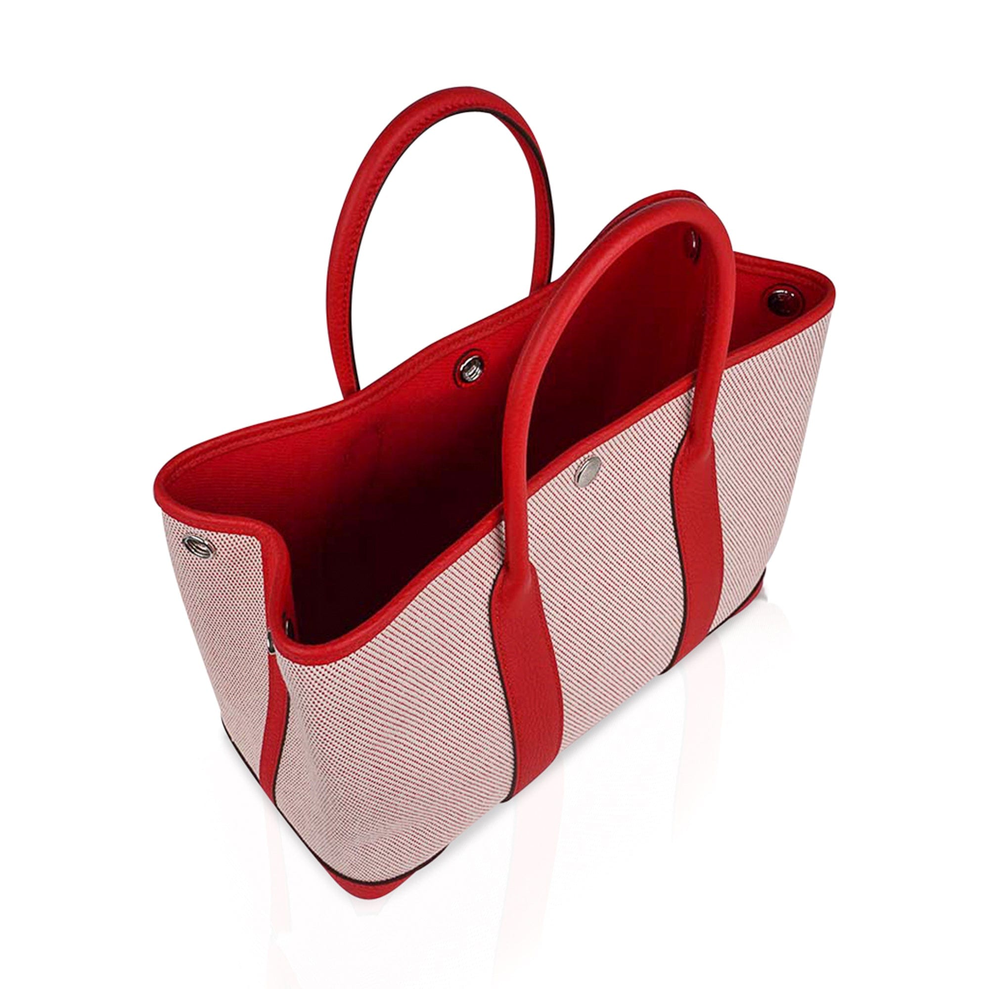 Garden Party 30 Bag Rouge Grenade Toile H Vache Hunter Palladium