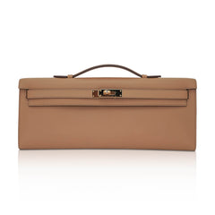 Limited Edition Kelly Cut Bag Biscuit with Gold Hardware