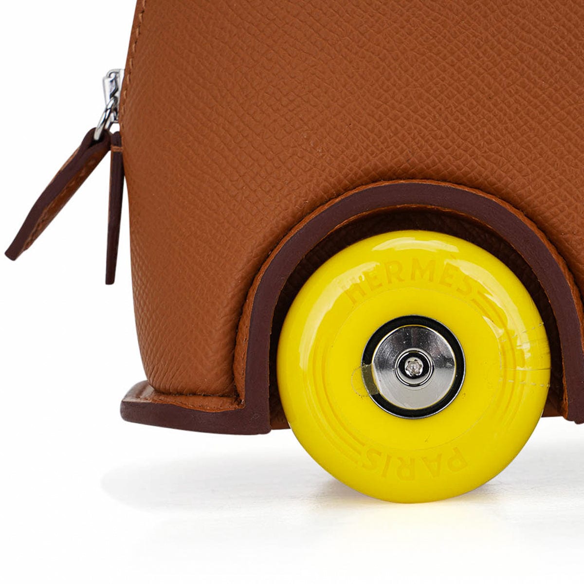 Limited Edition Mini Bolide 1923 Bag On Wheels Gold Togo Leather with Palladium Hardware
