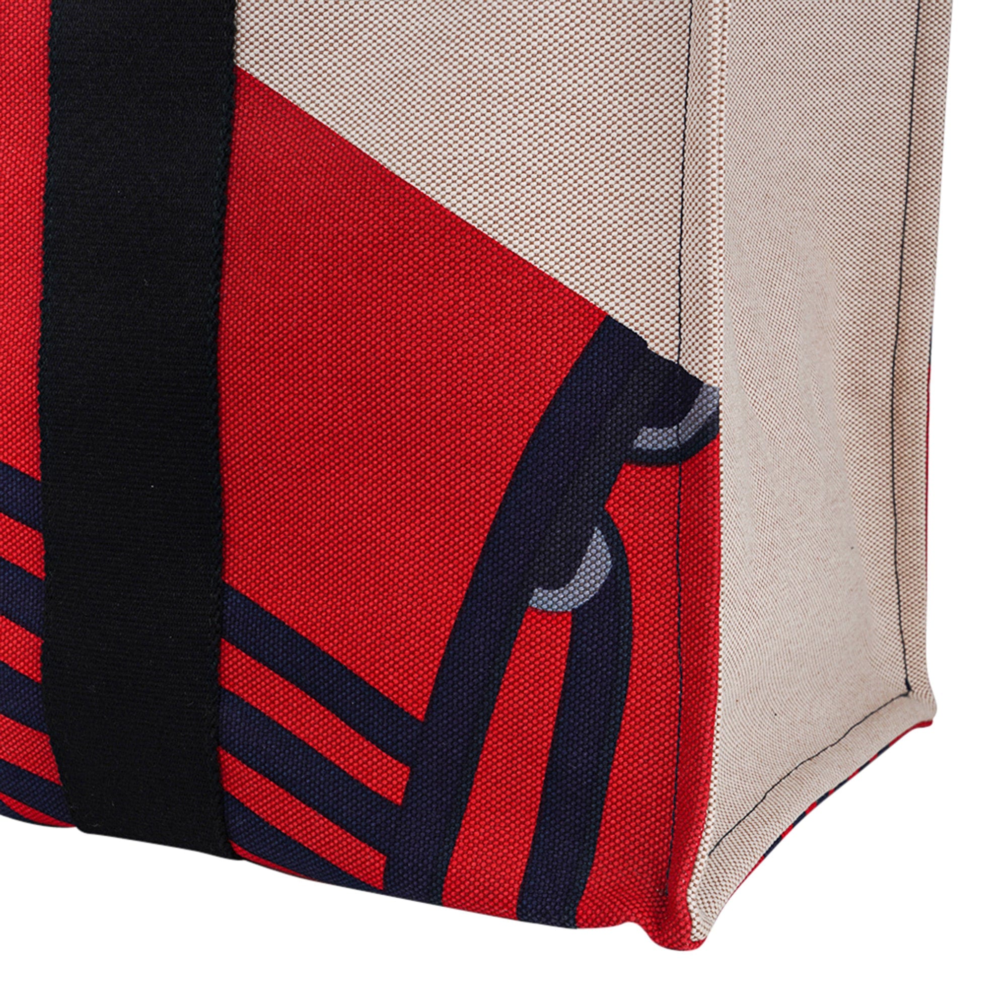 Beach Tote Bag Escale a La Plage Horse Motif