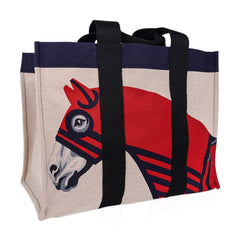 Beach Tote Bag Escale a La Plage Horse Motif