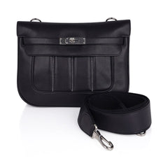 Berline 28 Bag Black Crossbody Palladium Hardware
