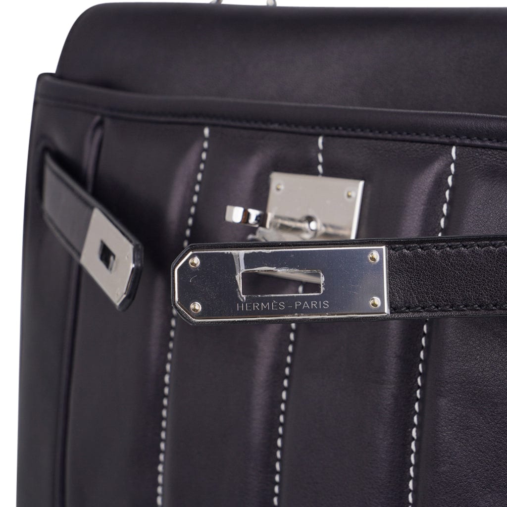 Berline 28 Bag Black Crossbody Palladium Hardware
