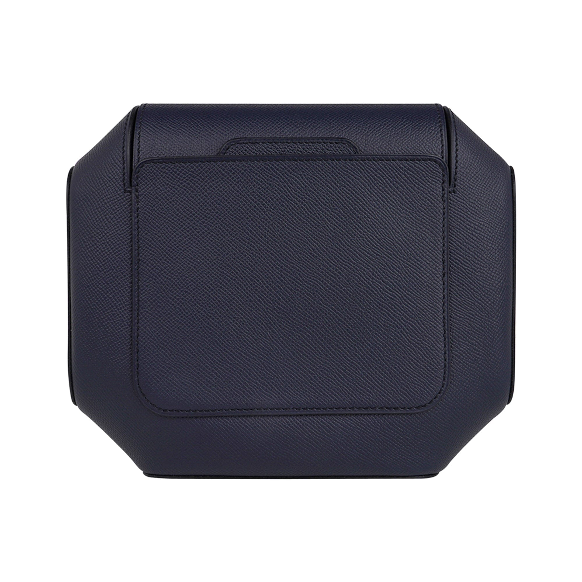 Limited Edition Octogone Pochette Clutch Bag Blue Indigo Epsom Leather