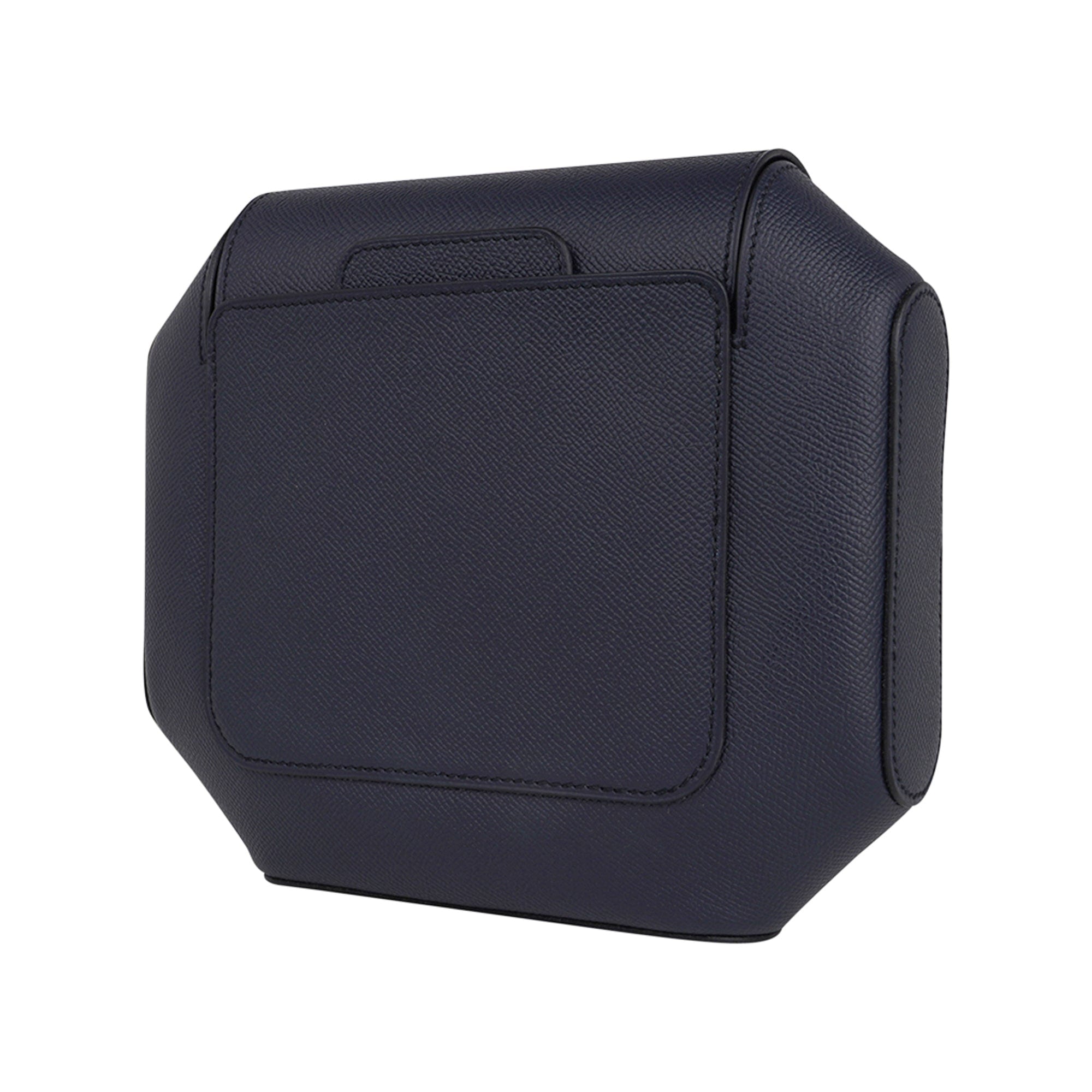 Limited Edition Octogone Pochette Clutch Bag Blue Indigo Epsom Leather
