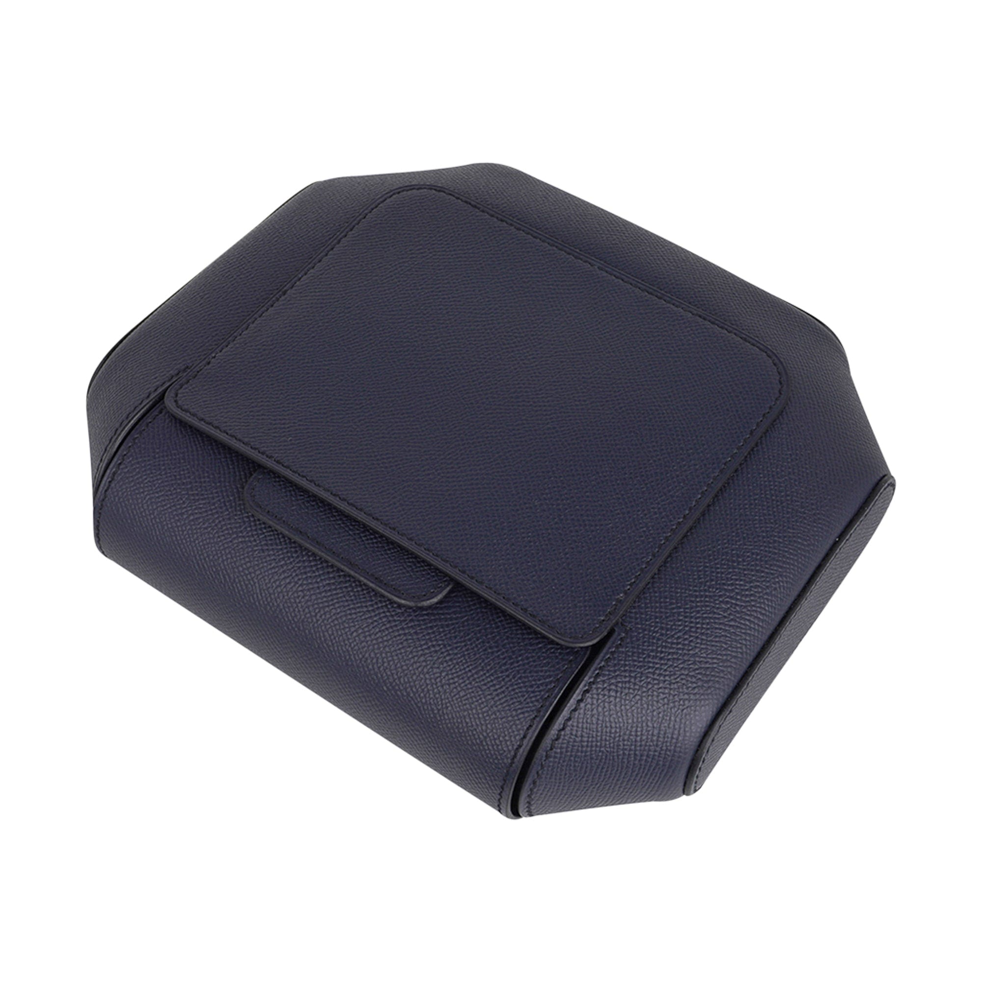 Limited Edition Octogone Pochette Clutch Bag Blue Indigo Epsom Leather
