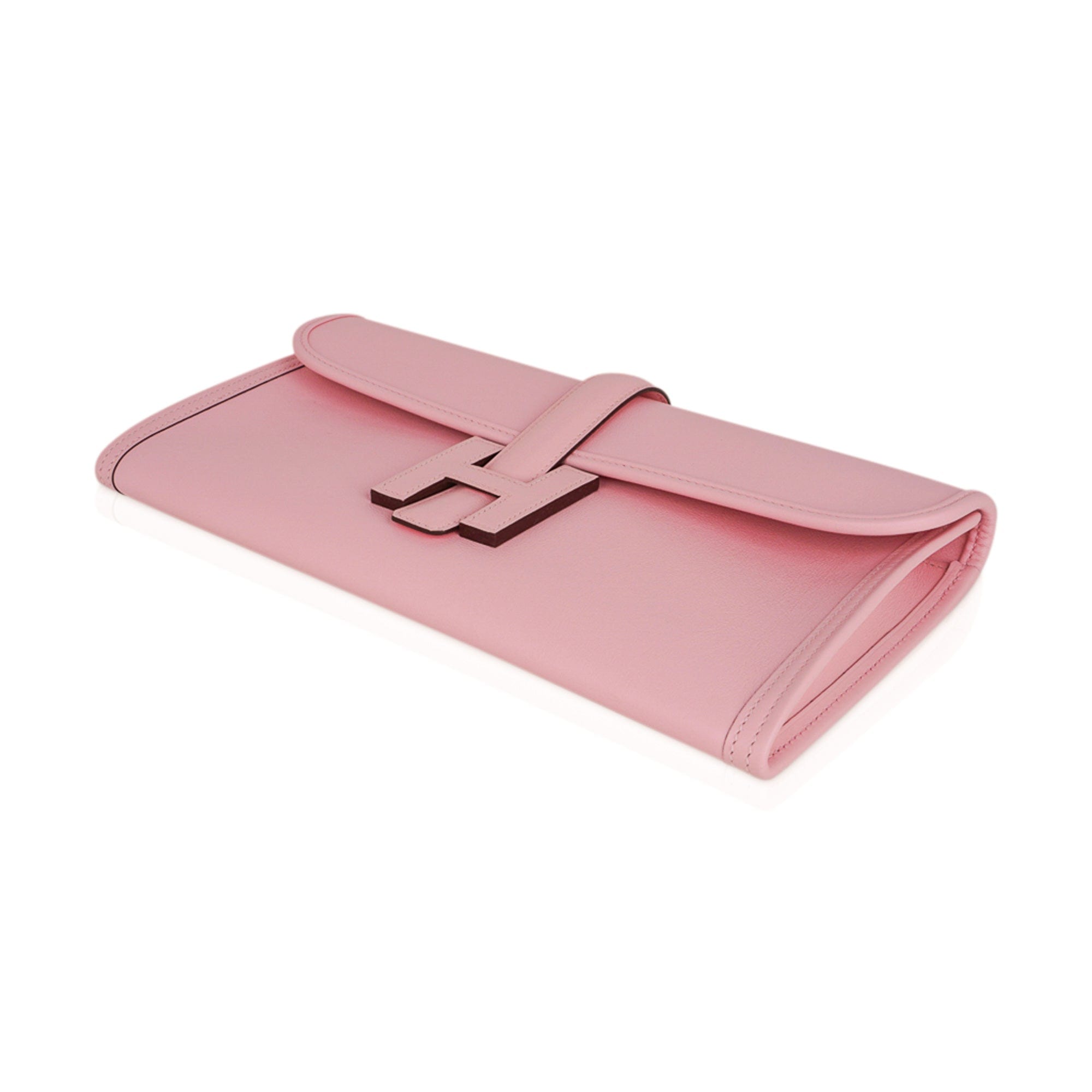 Jige Elan 29 Rose Sakura Clutch Bag Swift Leather