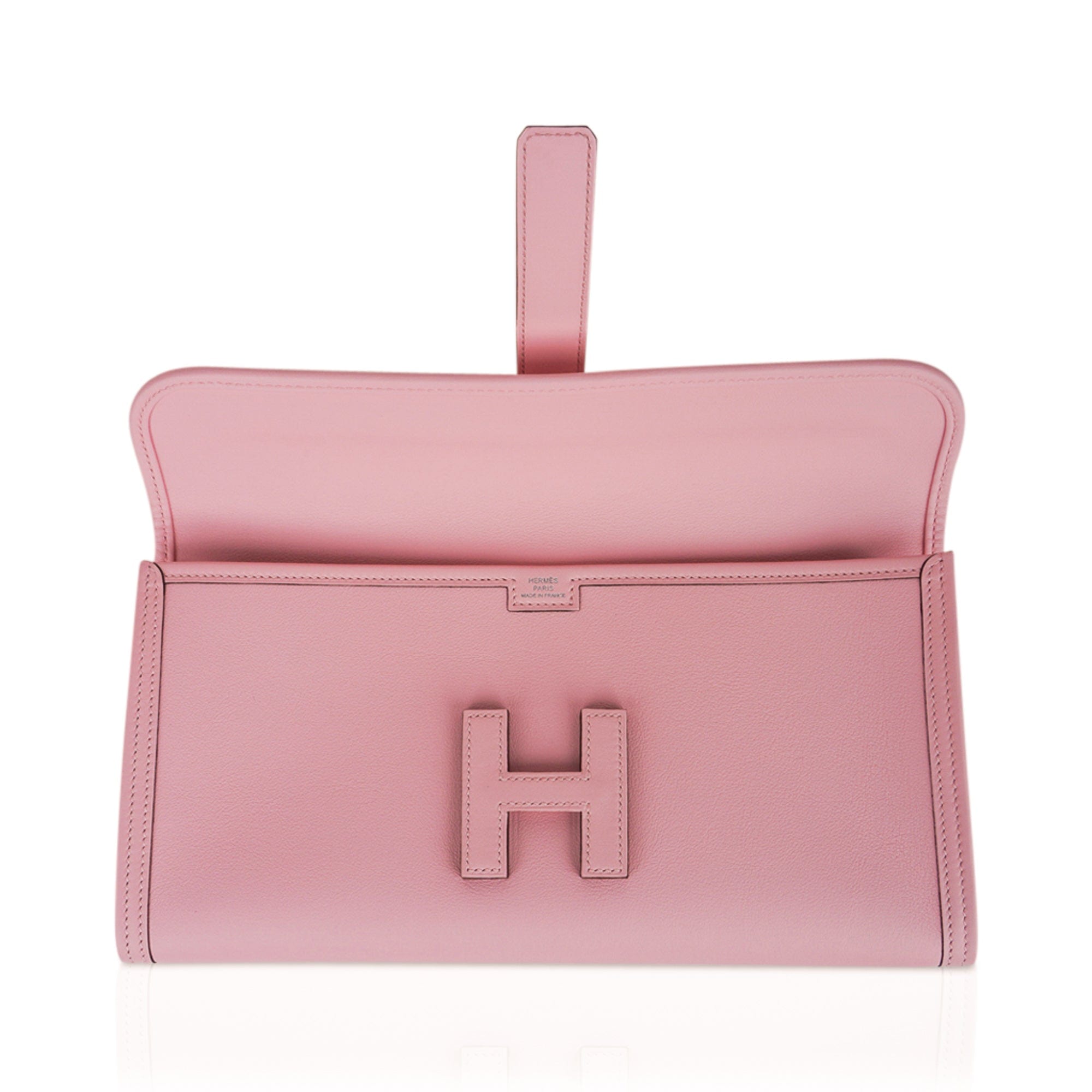 Jige Elan 29 Rose Sakura Clutch Bag Swift Leather