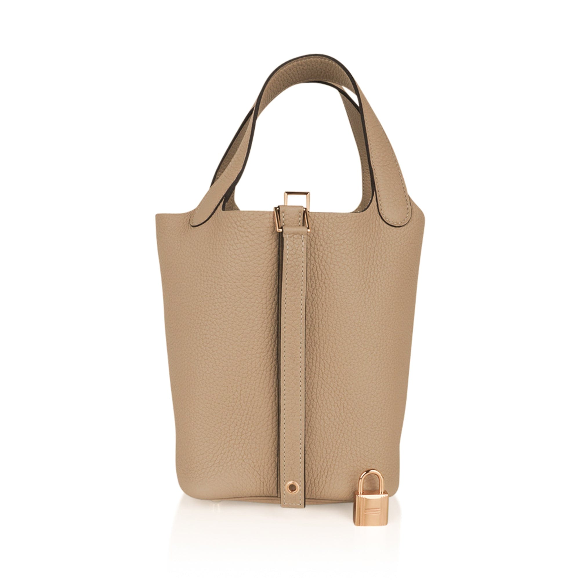 Lock 18 Bag Trench Gold Hardware Clemence Leather
