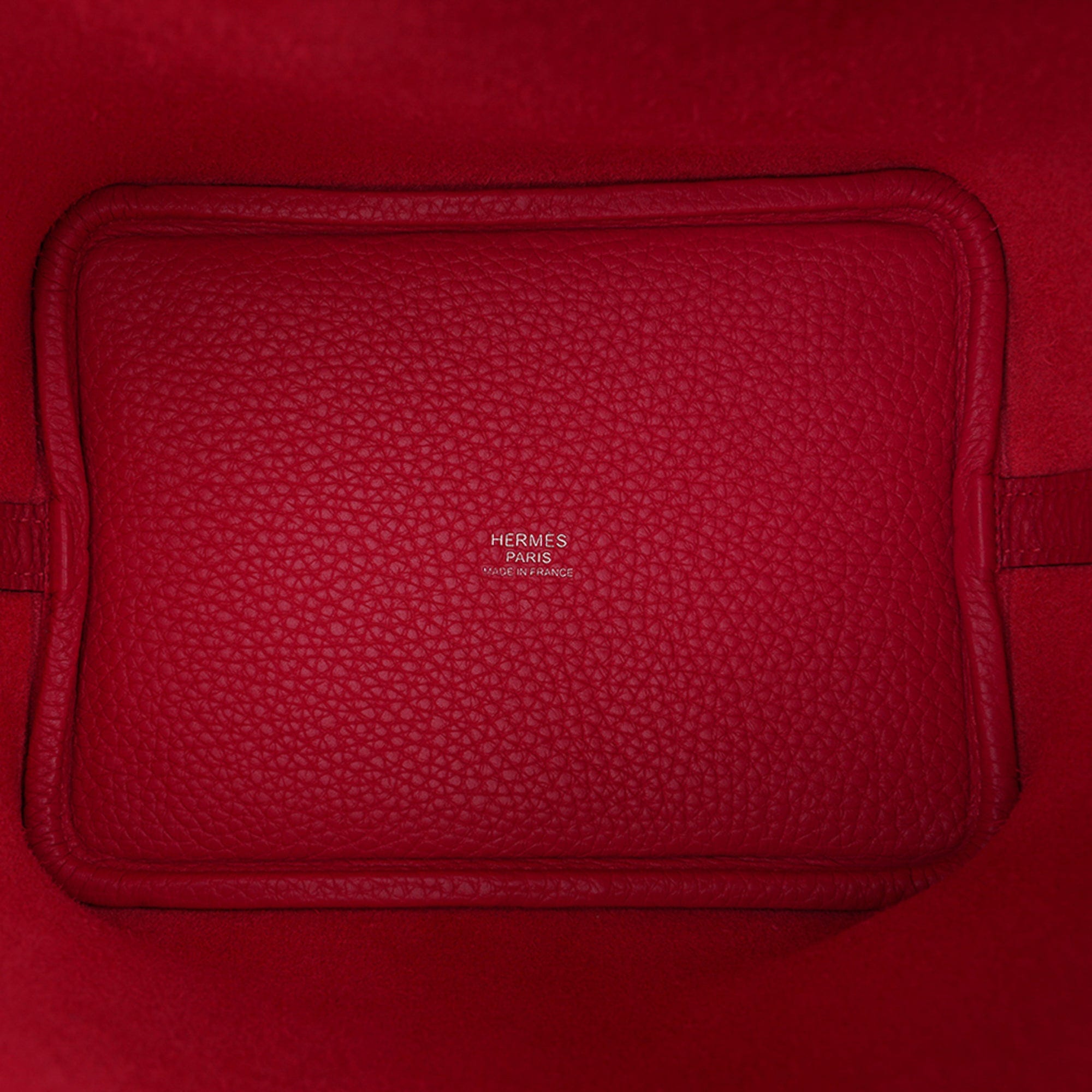 Picotin Eclat Lock 18 Bag Framboise / Rouge Sellier Tote Bag