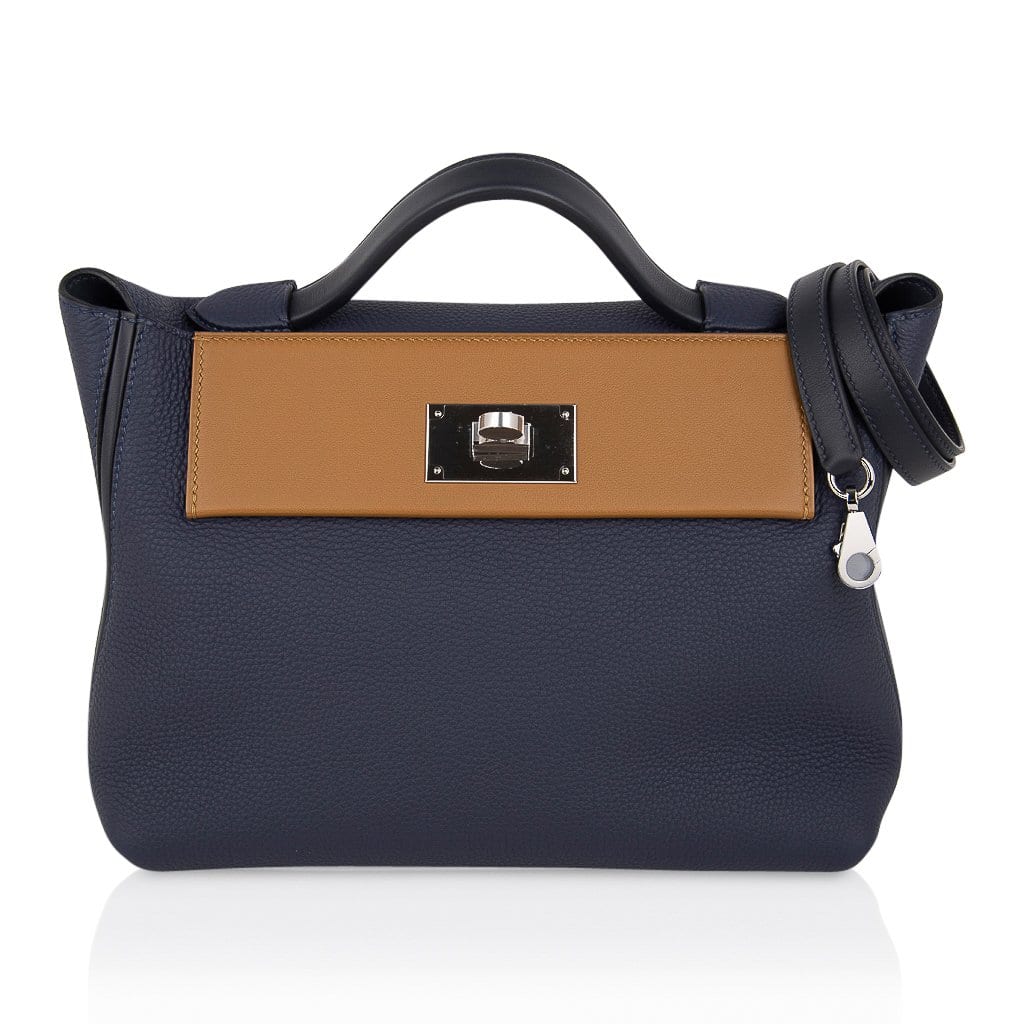 24 24 29 Bag Blue Nuit Indigo Bordeaux Kraft Palladium
