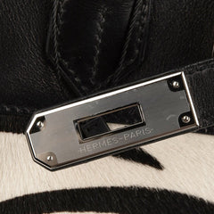 Birkin 30 Bag Vintage Zebra Print Pony Limited Edition Very Rare