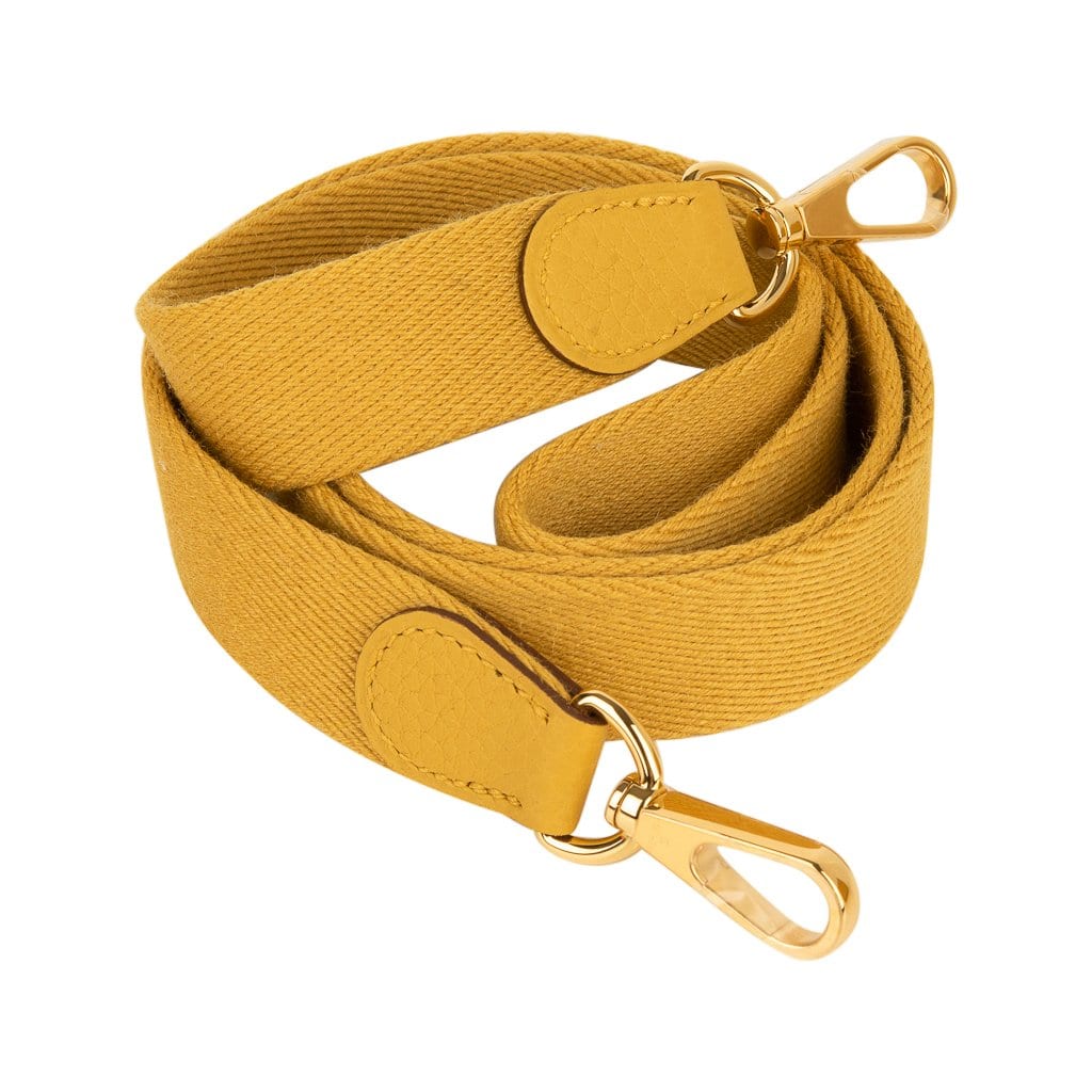 Evelyne TPM Bag Jaune Ambre Clemence Leather Gold Hardware