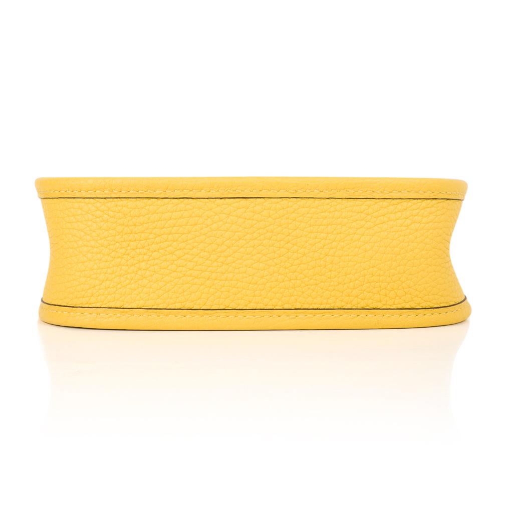 Evelyne TPM Amazone Bag Jaune De Naples Clemence Palladium Hardware