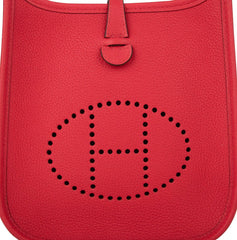 Evelyne TPM Amazone Bag Rouge De Coeur Taurillon Maurice Palladium