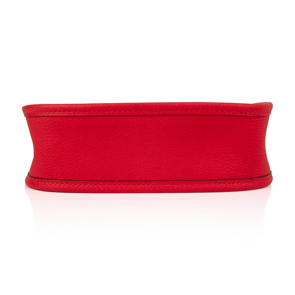 Evelyne TPM Amazone Bag Rouge De Coeur Taurillon Maurice Palladium