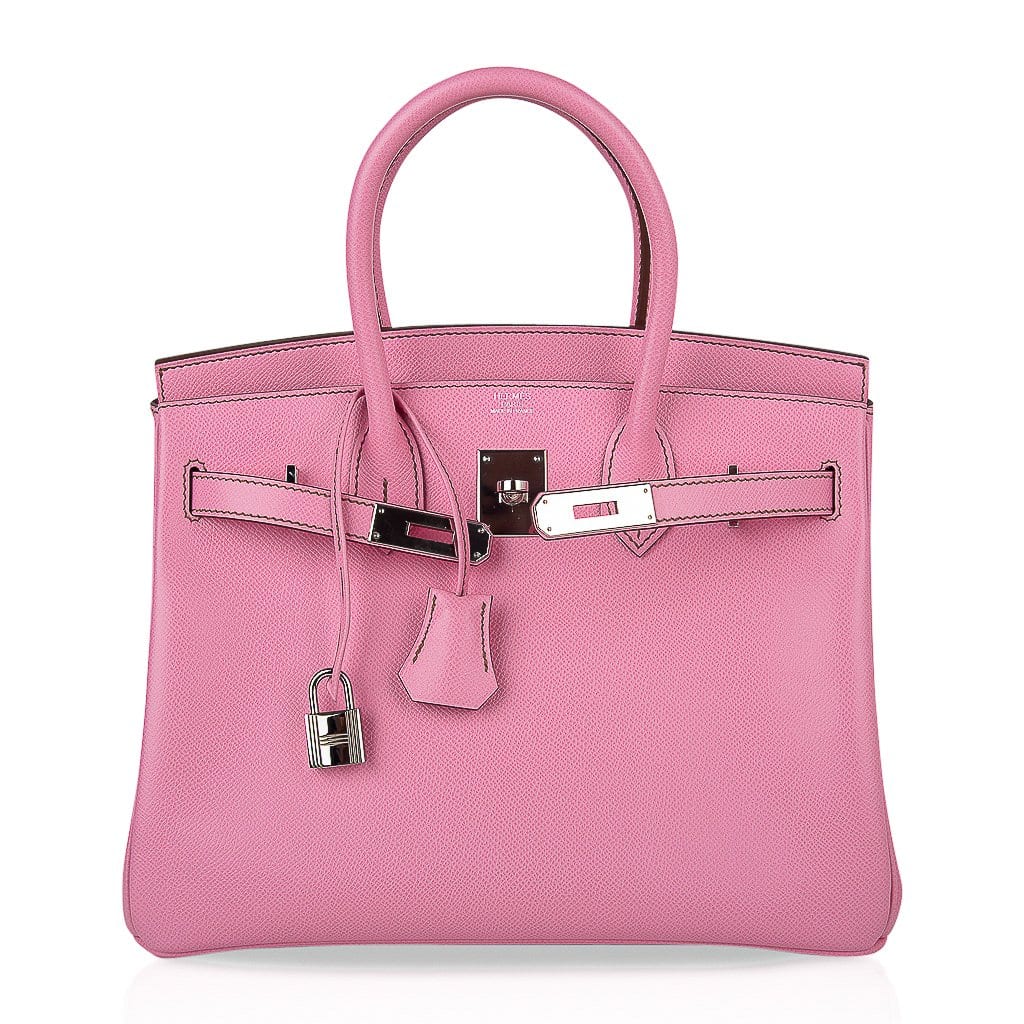 Birkin 30 Bag 5P Pink Epsom Palladium Hardware