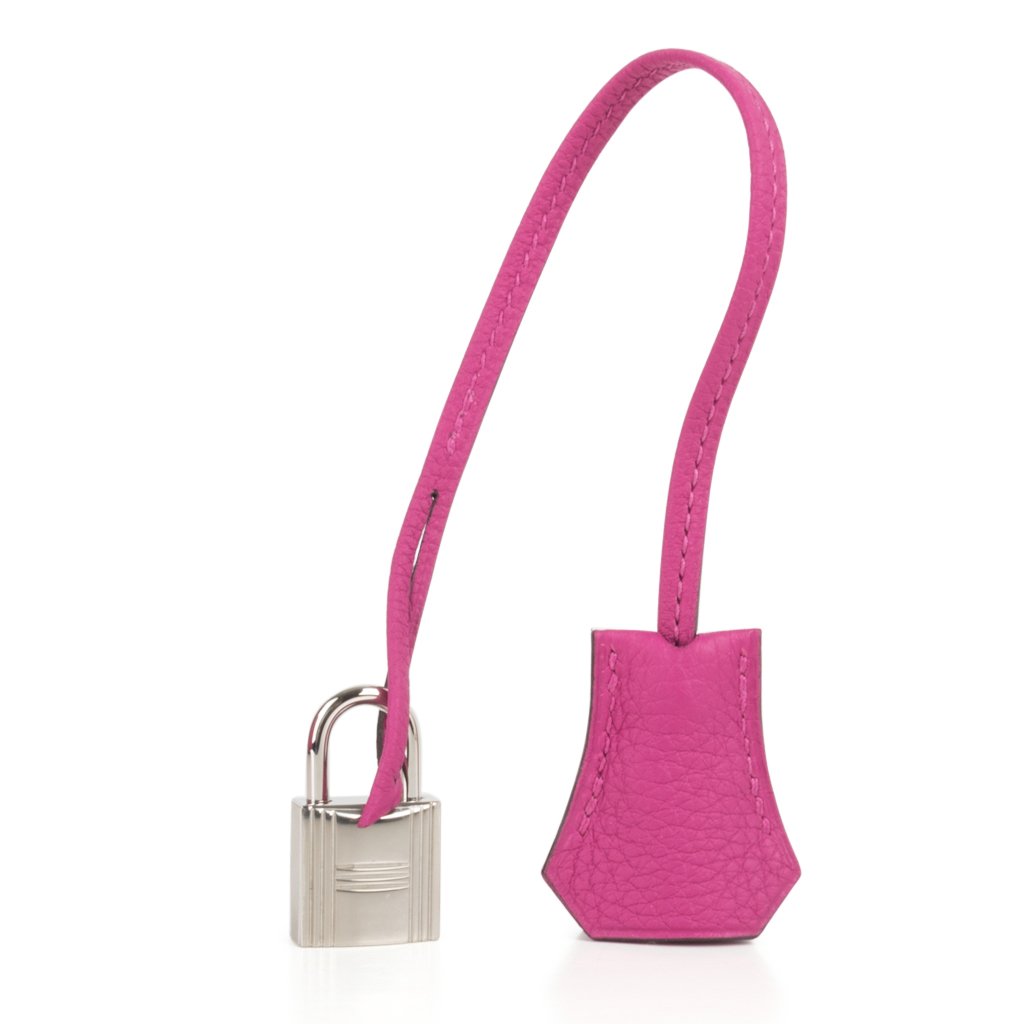Birkin 30 Bag Rose Pourpre Pink Togo Palladium