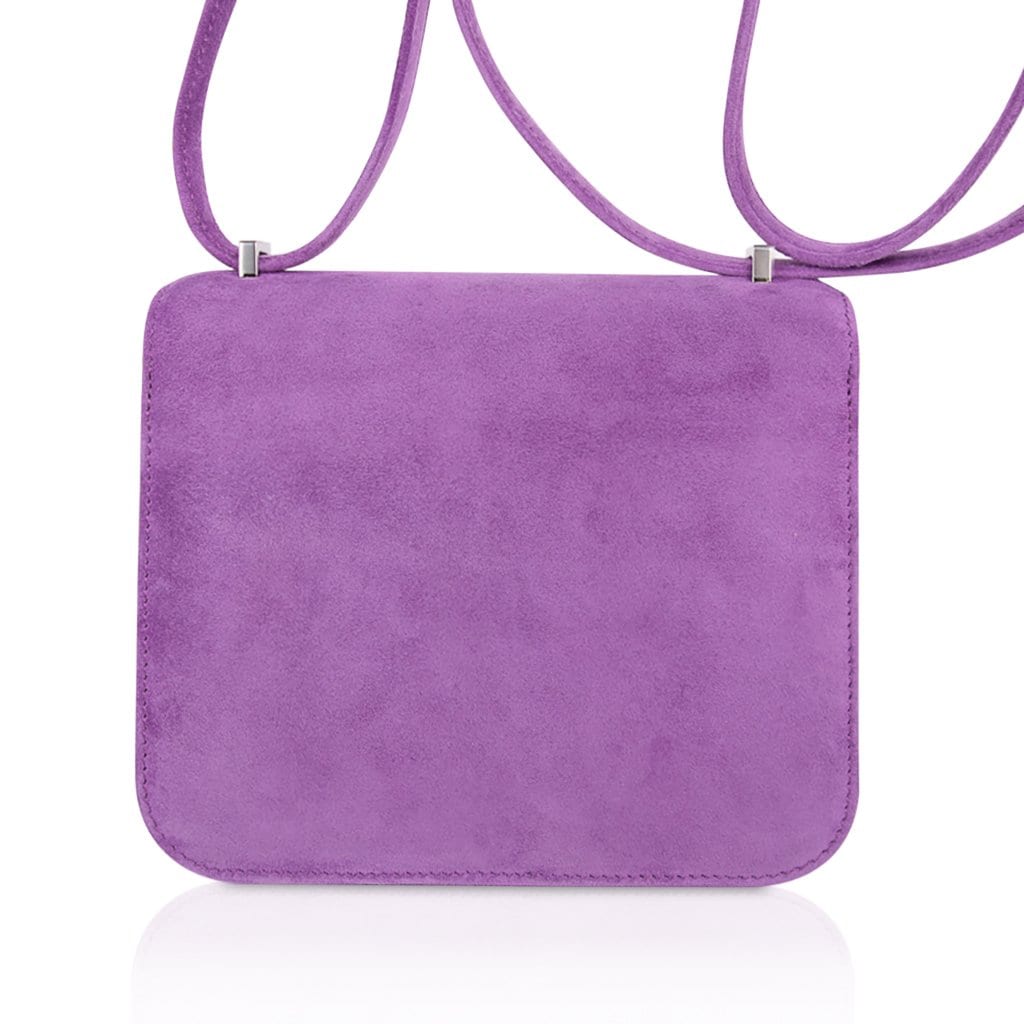 Constance Doblis Violet Clair 18 Limited Edition Bag  Palladium