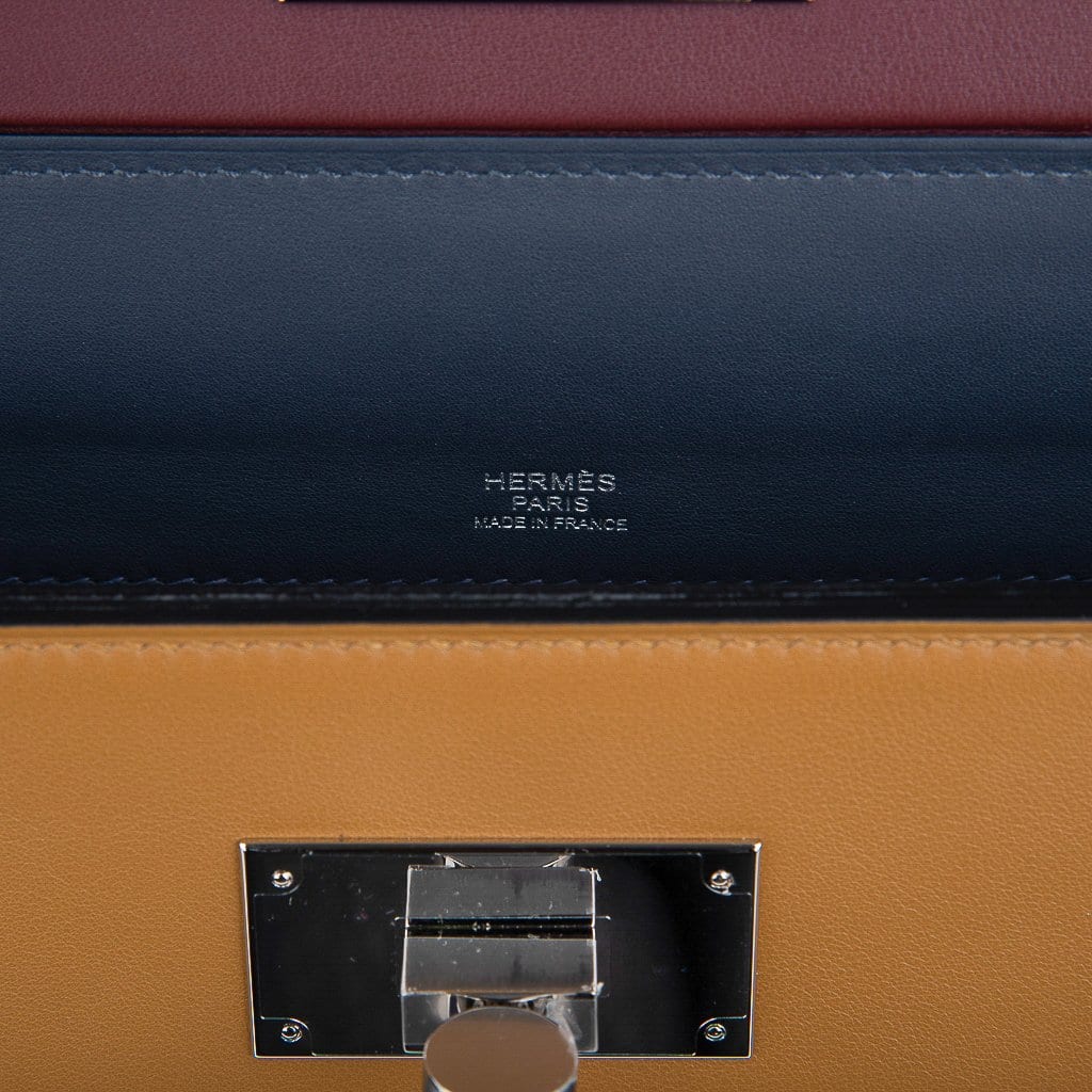 24 24 29 Bag Blue Nuit Indigo Bordeaux Kraft Palladium