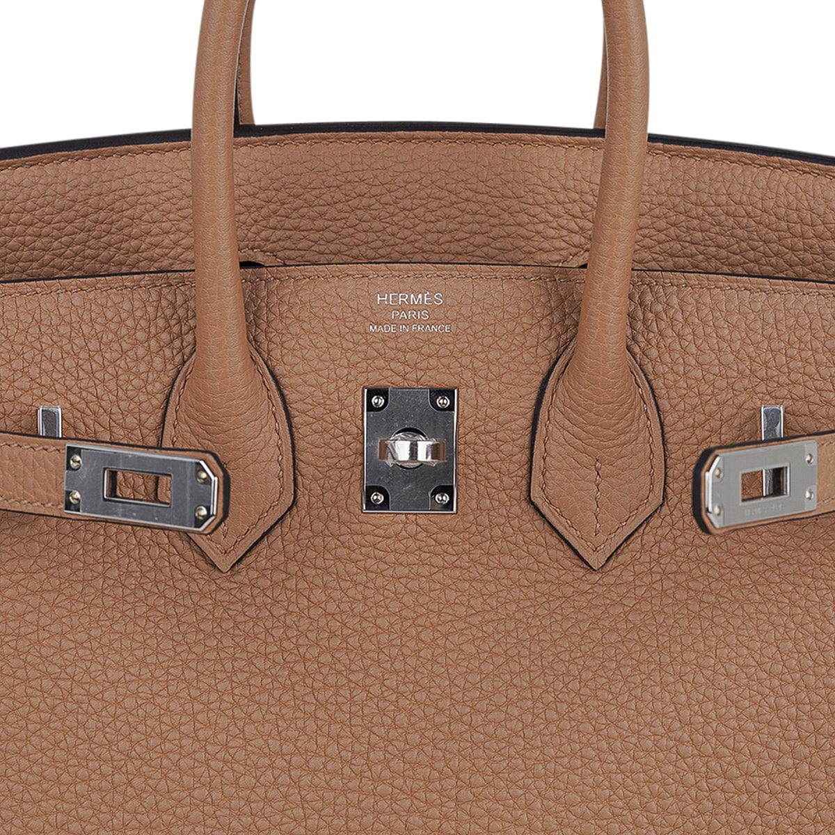 Birkin 25 Bag Chai Togo Leather with Palladium Hardware