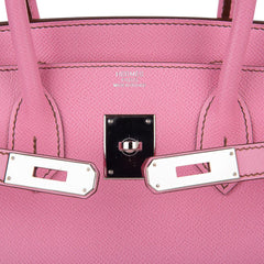 Birkin 30 Bag 5P Pink Epsom Palladium Hardware