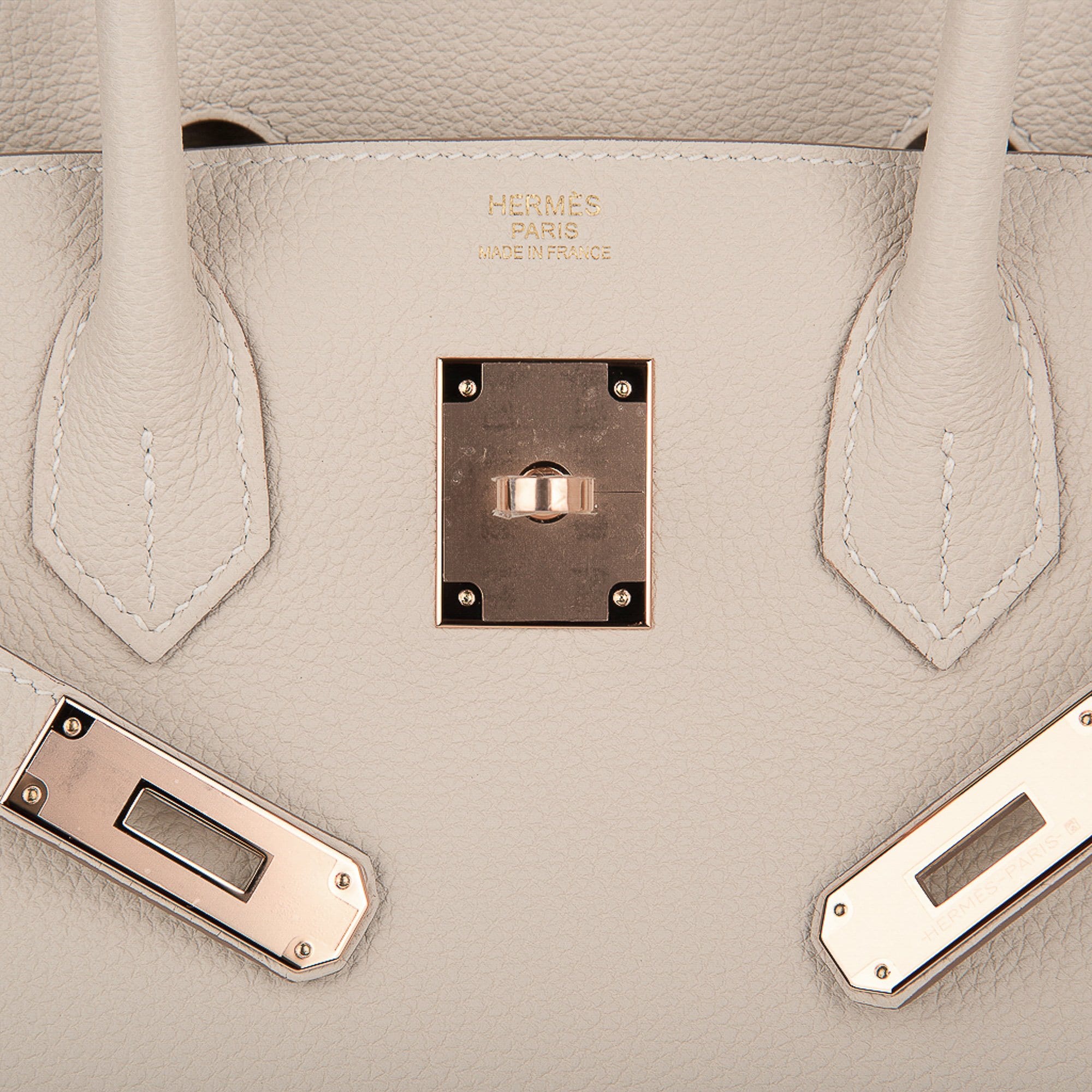 Birkin 30 Bag Craie Rose Gold Hardware Neutral Beauty