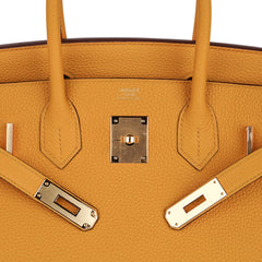 Birkin 30 Bag Jaune Ambre Gold Hardware Togo Leather