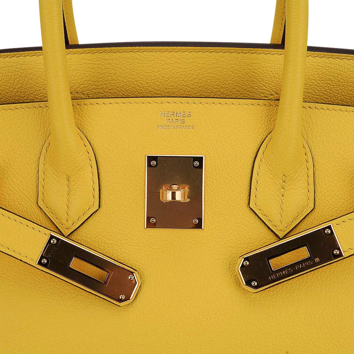 Verso Birkin 30 Bag Jaune de Naples & Gold Novillo Leather with Gold Hardware