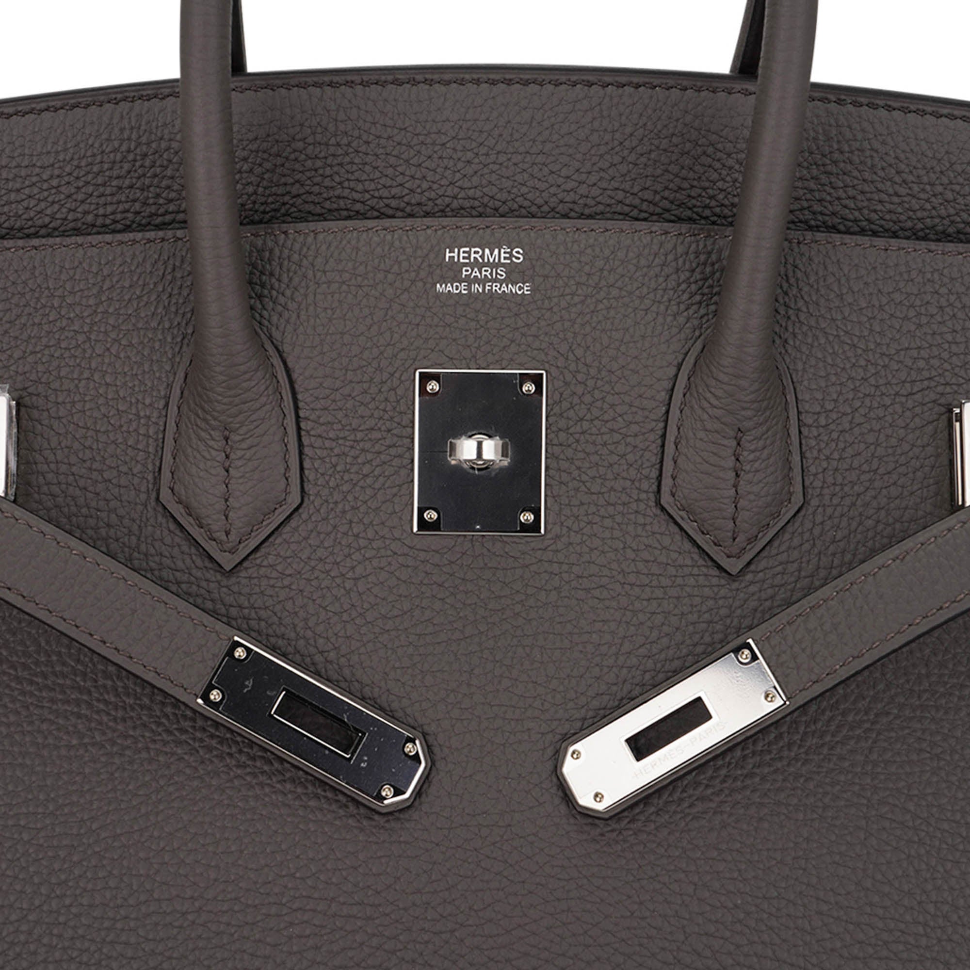 Birkin 35 Bag Etain Togo Leather with Palladium Hardware