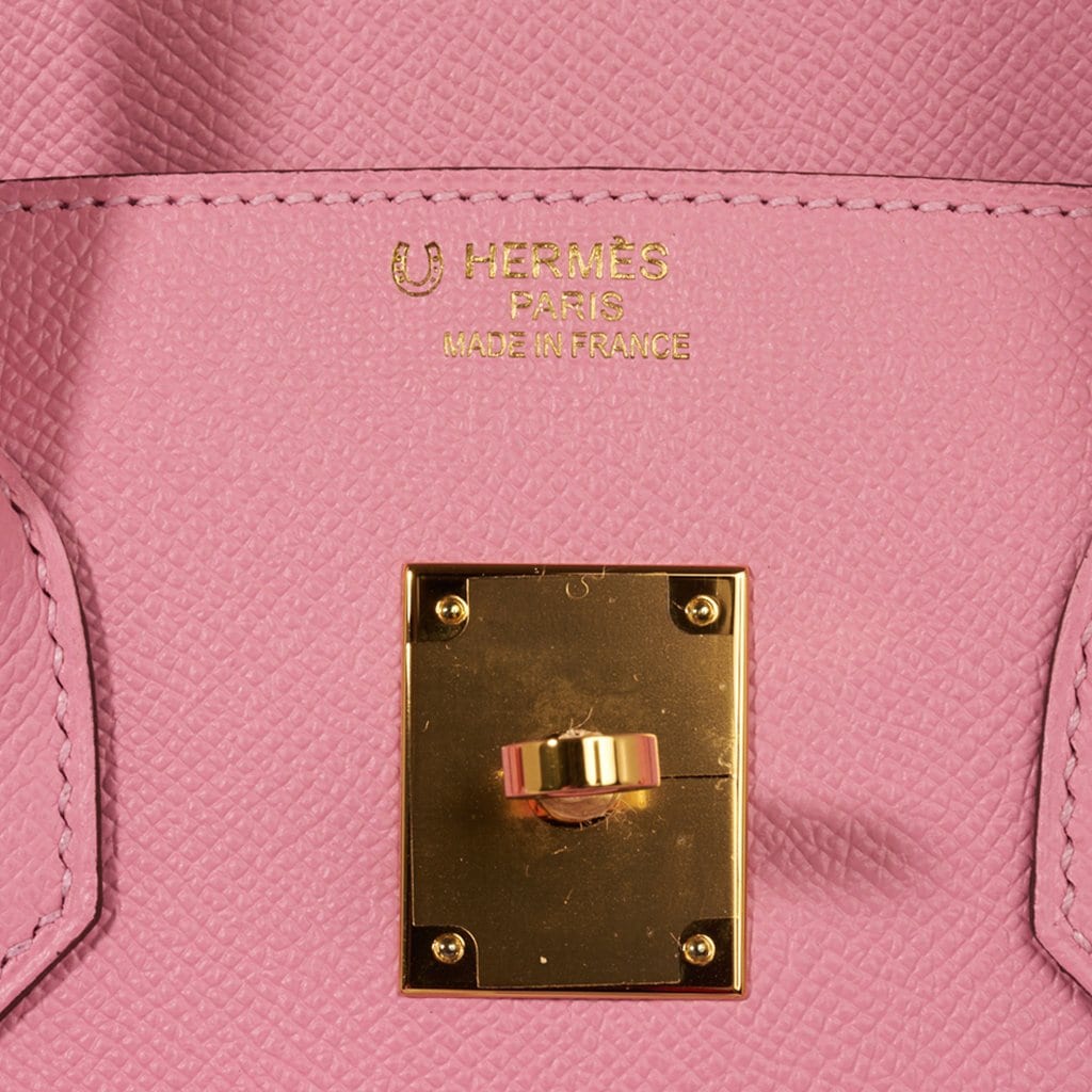 Birkin HSS 35 Bag Rose Confetti / Rubis Gold Hardware Epsom Leather