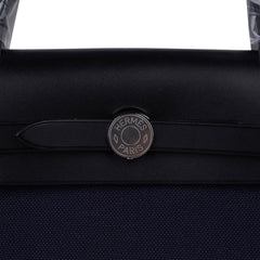 Herbag Zip Navy on Black 31 Militaire Canvas Vache Hunter Leather