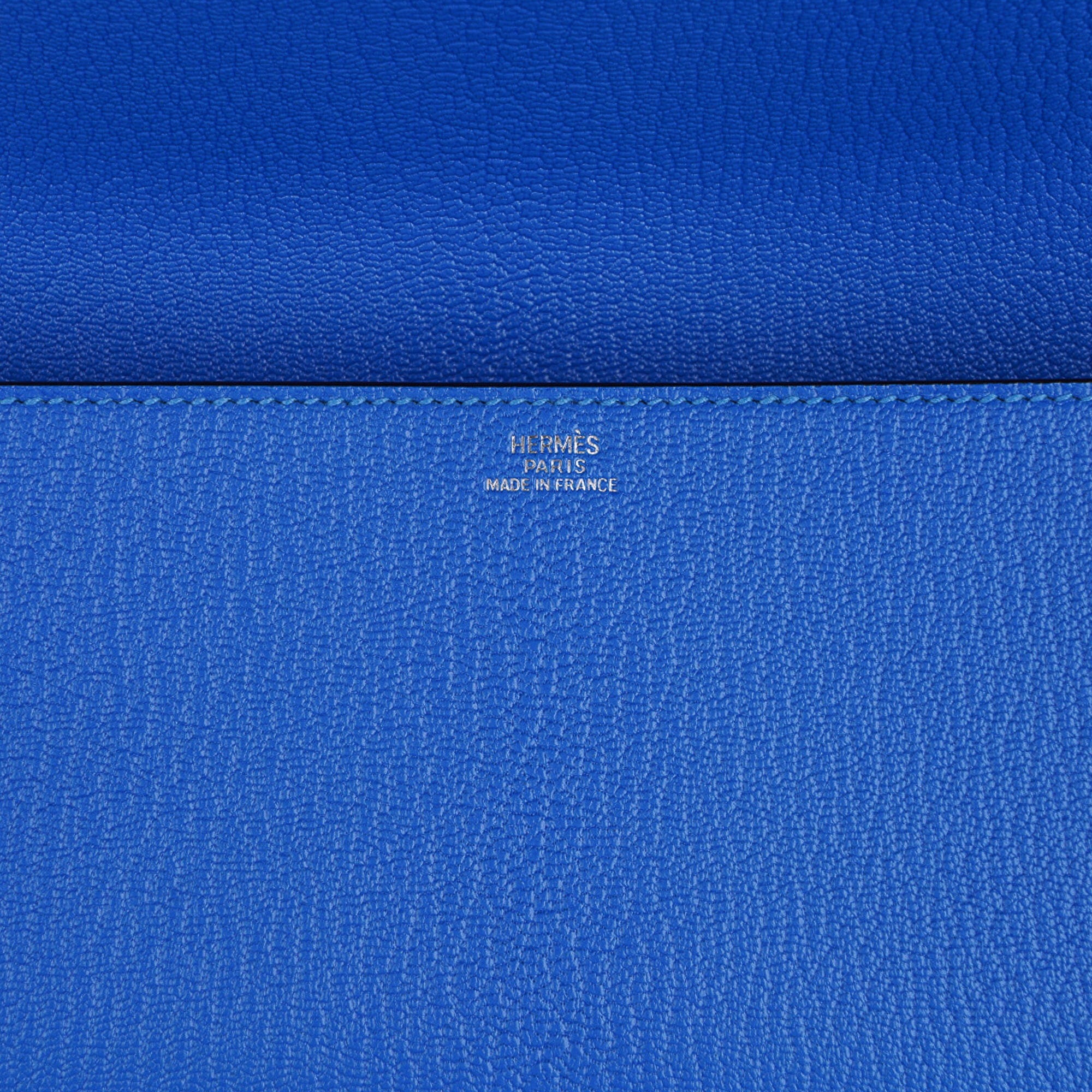Medor Clutch Bag Blue Hydra Palladium Hardware New