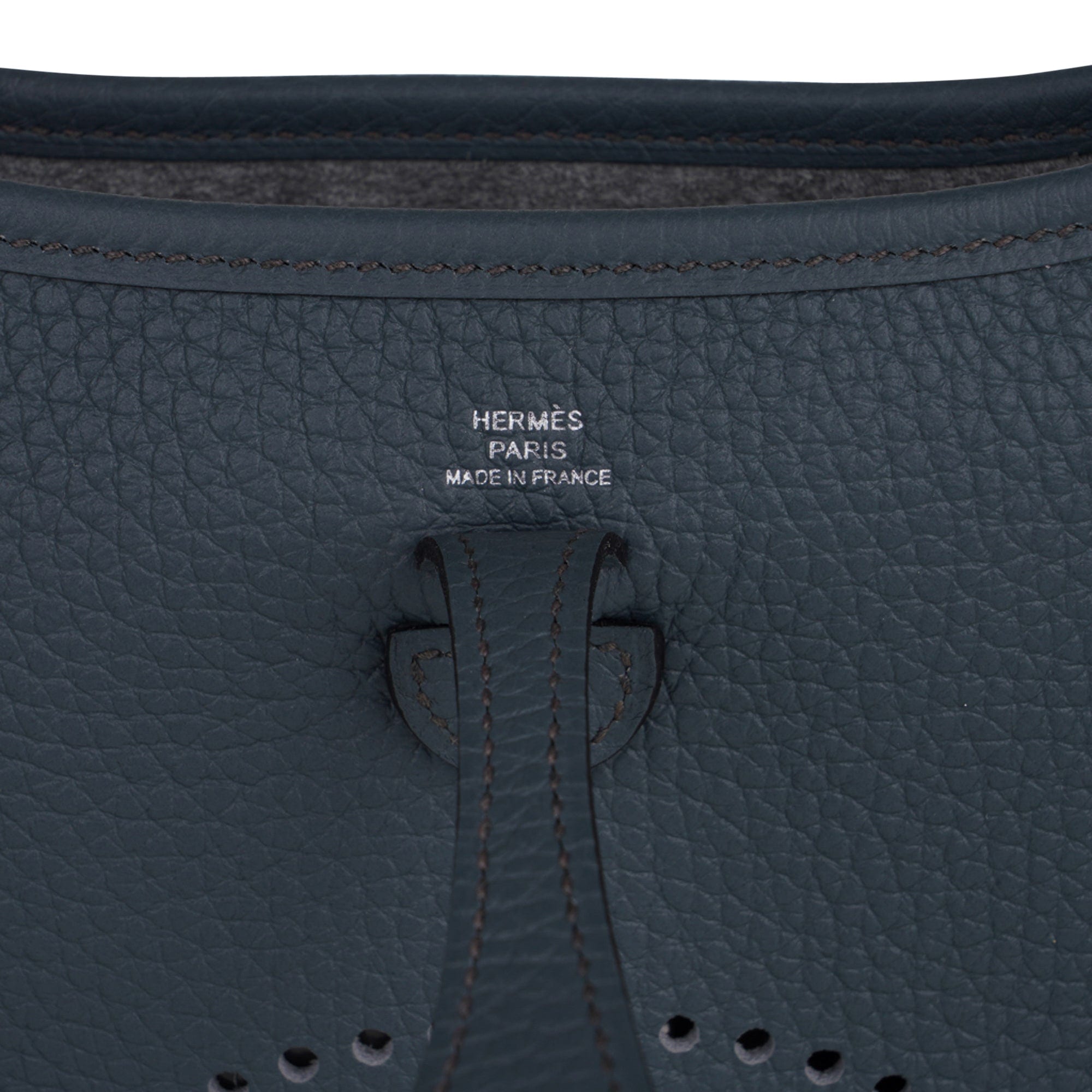 Evelyne TPM Bag Bleu Orage / Bleu Brume Clemence Palladium Hardware