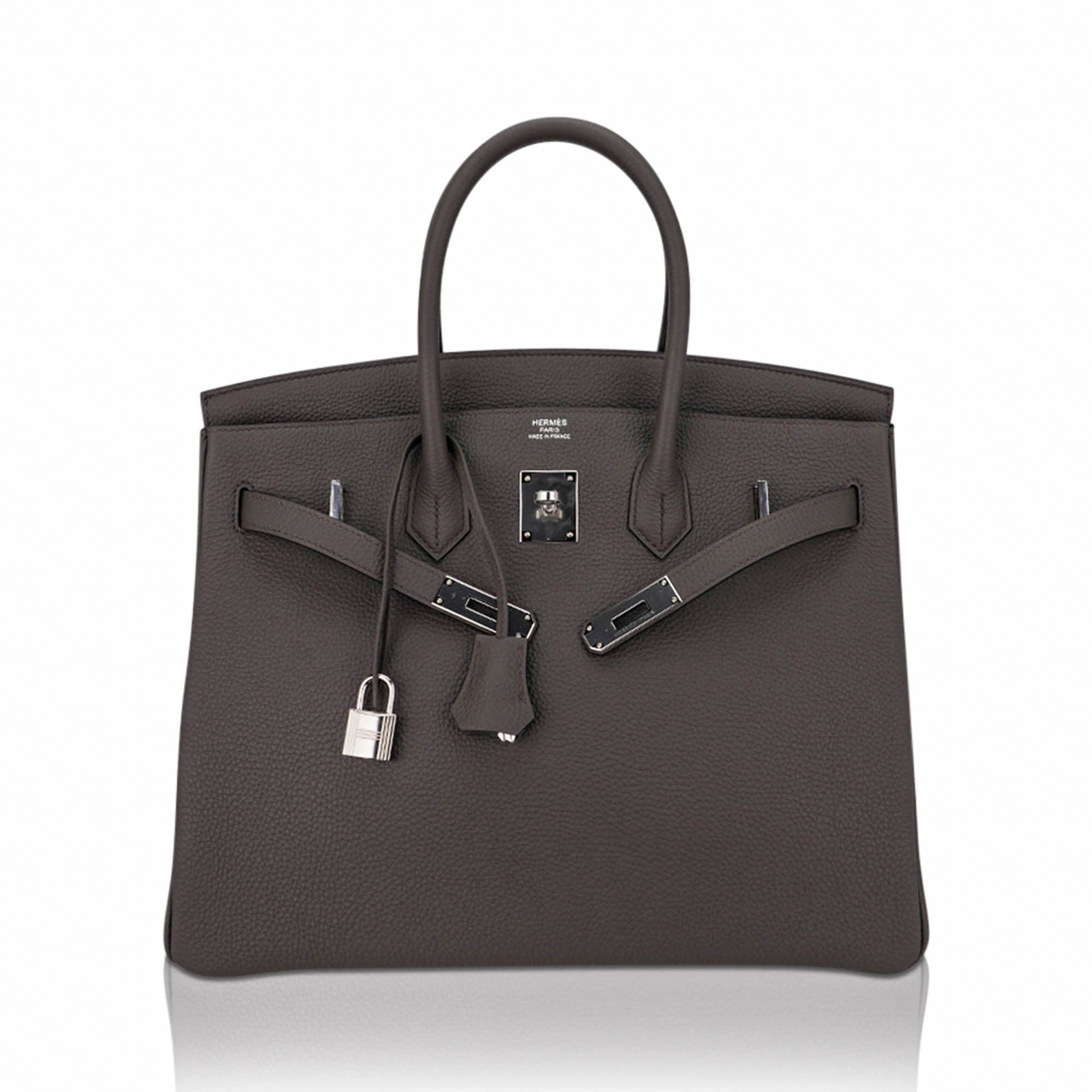 Birkin 35 Bag Etain Togo Leather with Palladium Hardware