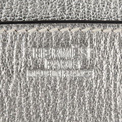 Limited Edition Birkin 30 Bag Silver Metallic Chevre Leather with Palladium Hardware