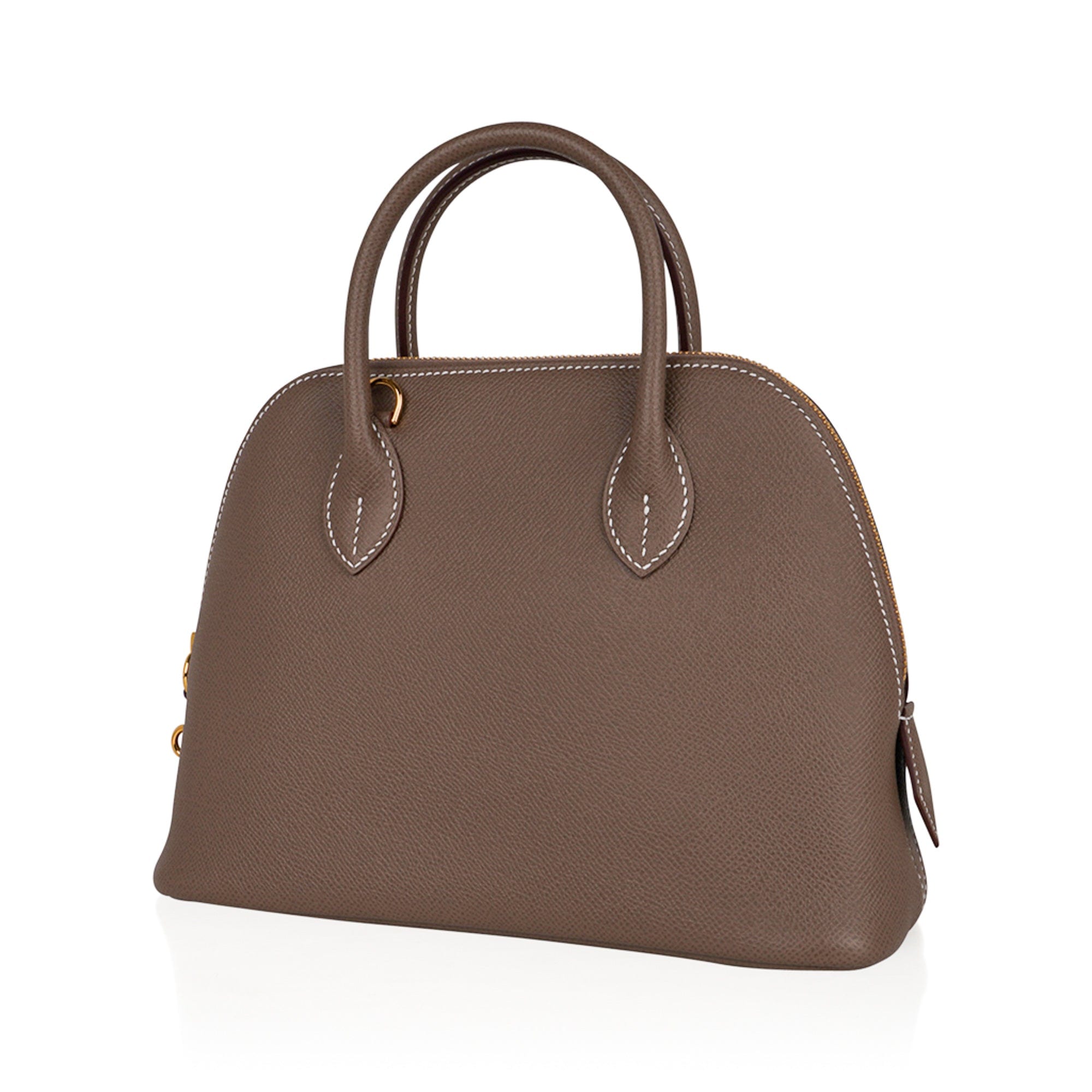 Bolide 1923 Mini 25 Bag Etoupe Gold Hardware Epsom Leather