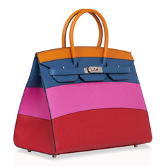 Sunset Rainbow Sellier Birkin 35 Limited Edition Bag