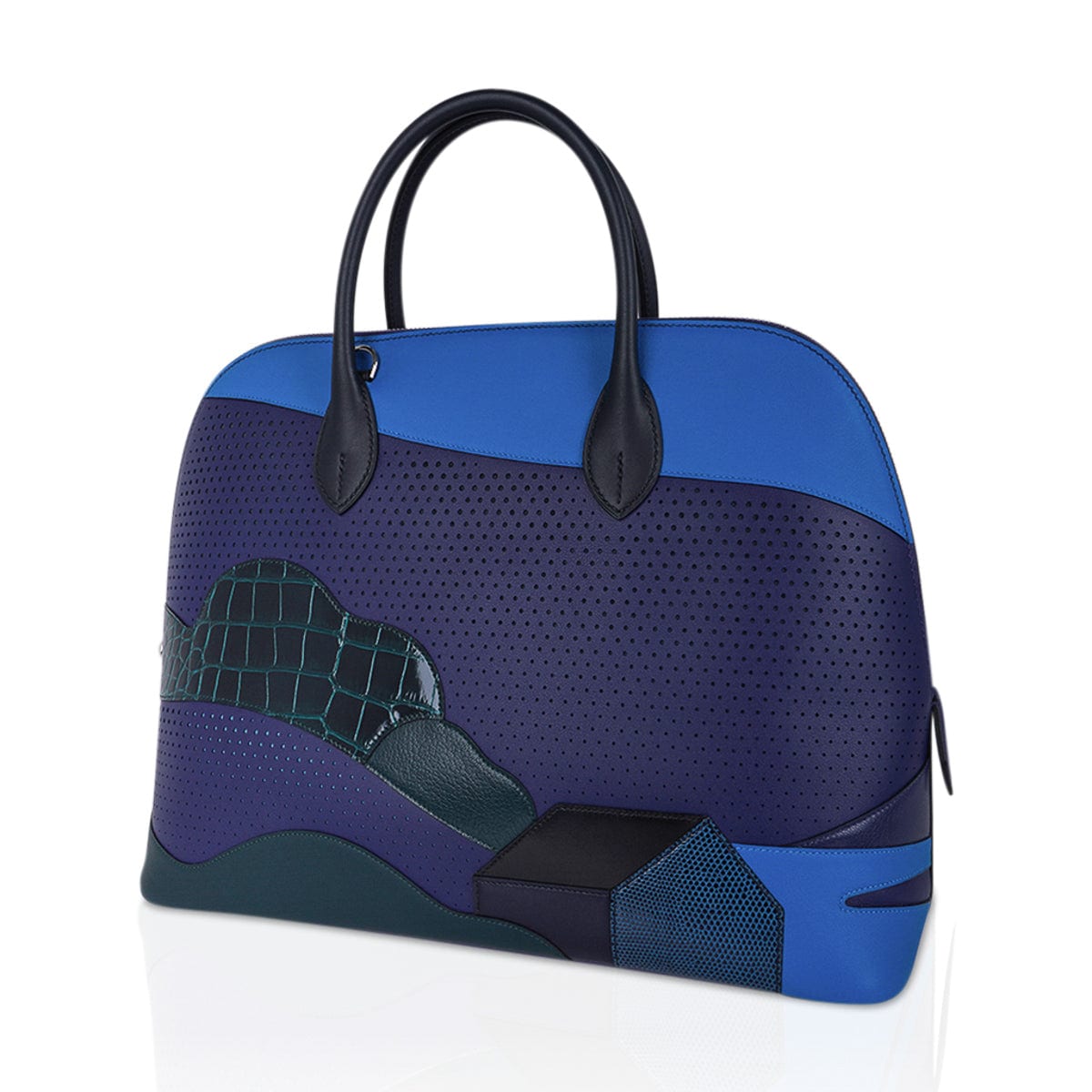 Limited Edition Bolide 1923 35 Bag Au Bout Du Monde with Exotic & Leather Mix