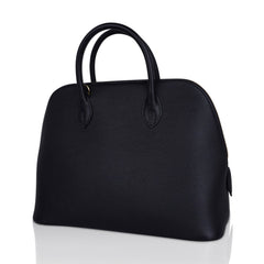 Bolide 1923 30 Bag Black Taurillon Novillo Leather Gold Hardware