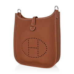 Evelyne TPM Amazone Bag Gold Taurillon Maurice Palladium