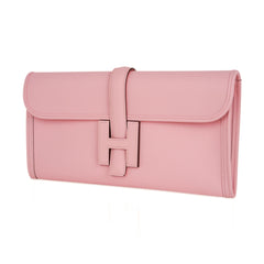 Jige Elan 29 Rose Sakura Clutch Bag Swift Leather