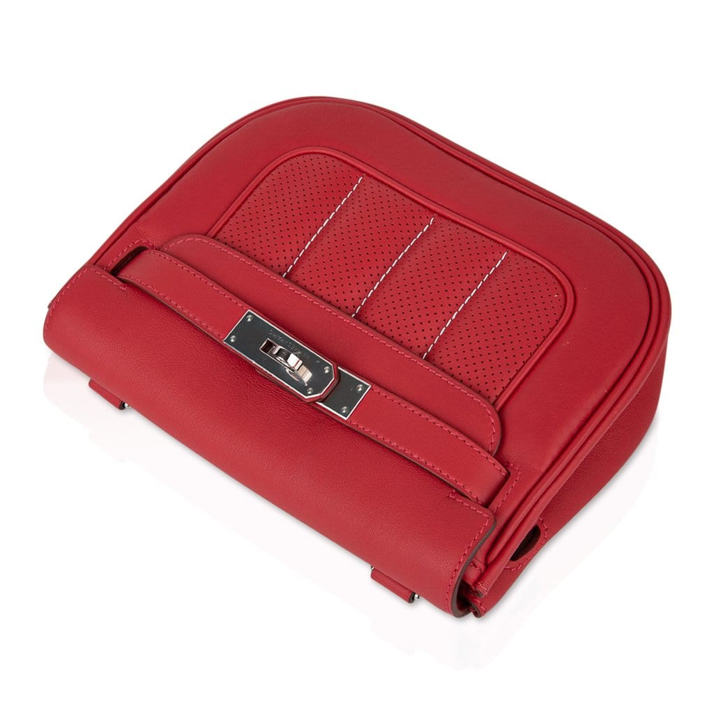 Berline 21 Bag shoulder/ Crossbody Vermillion Swift Palladium New w/ Box