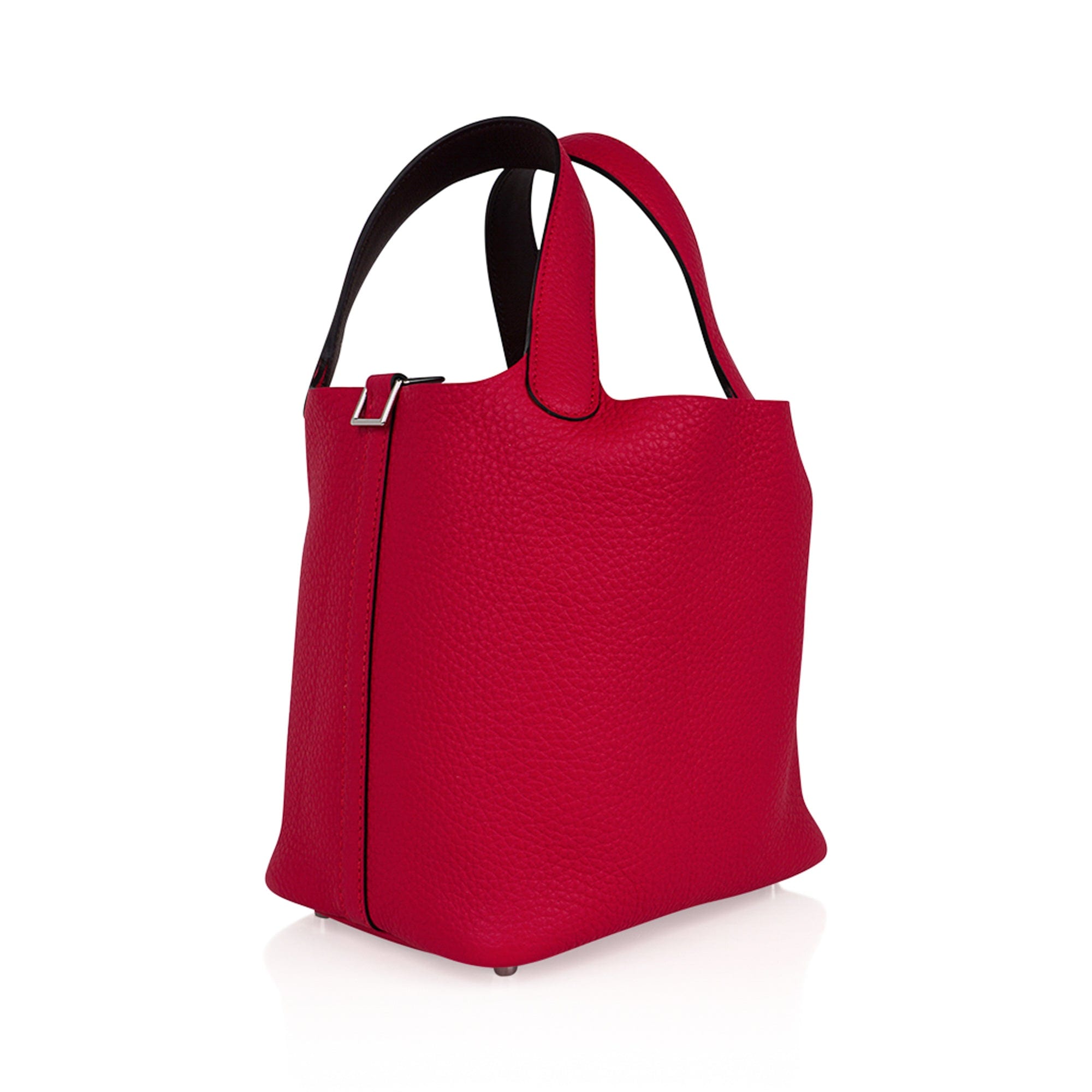 Picotin Eclat Lock 18 Bag Framboise / Rouge Sellier Tote Bag