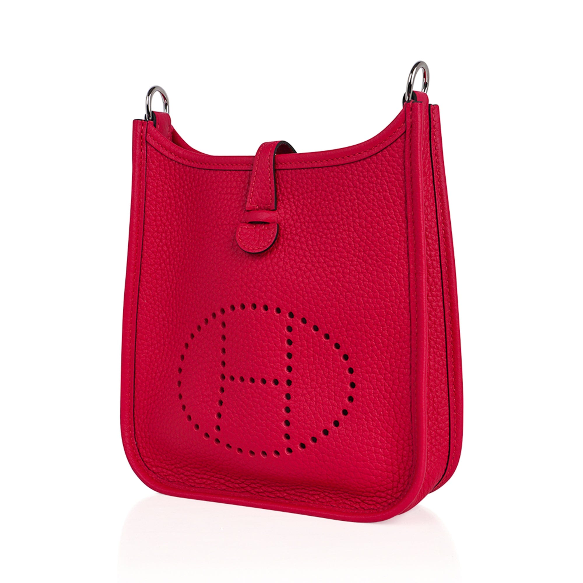 Mini Evelyne III TPM Bag Framboise Flipperball Strap with Palladium Hardware