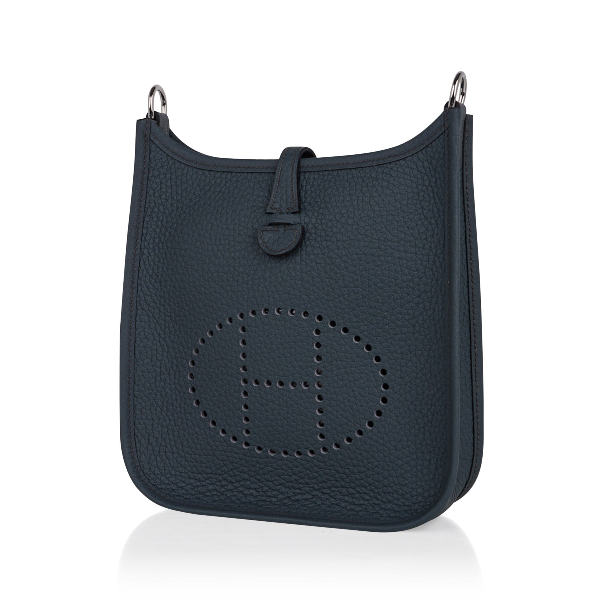 Evelyne TPM Bag Bleu Orage / Bleu Brume Clemence Palladium Hardware