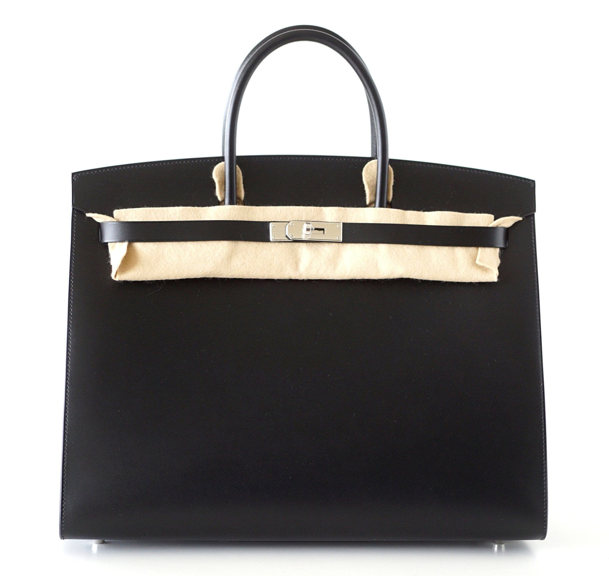 Birkin 40 Bag Sellier  Black Vache Hunter/ Veau Evercalf Limited Edition