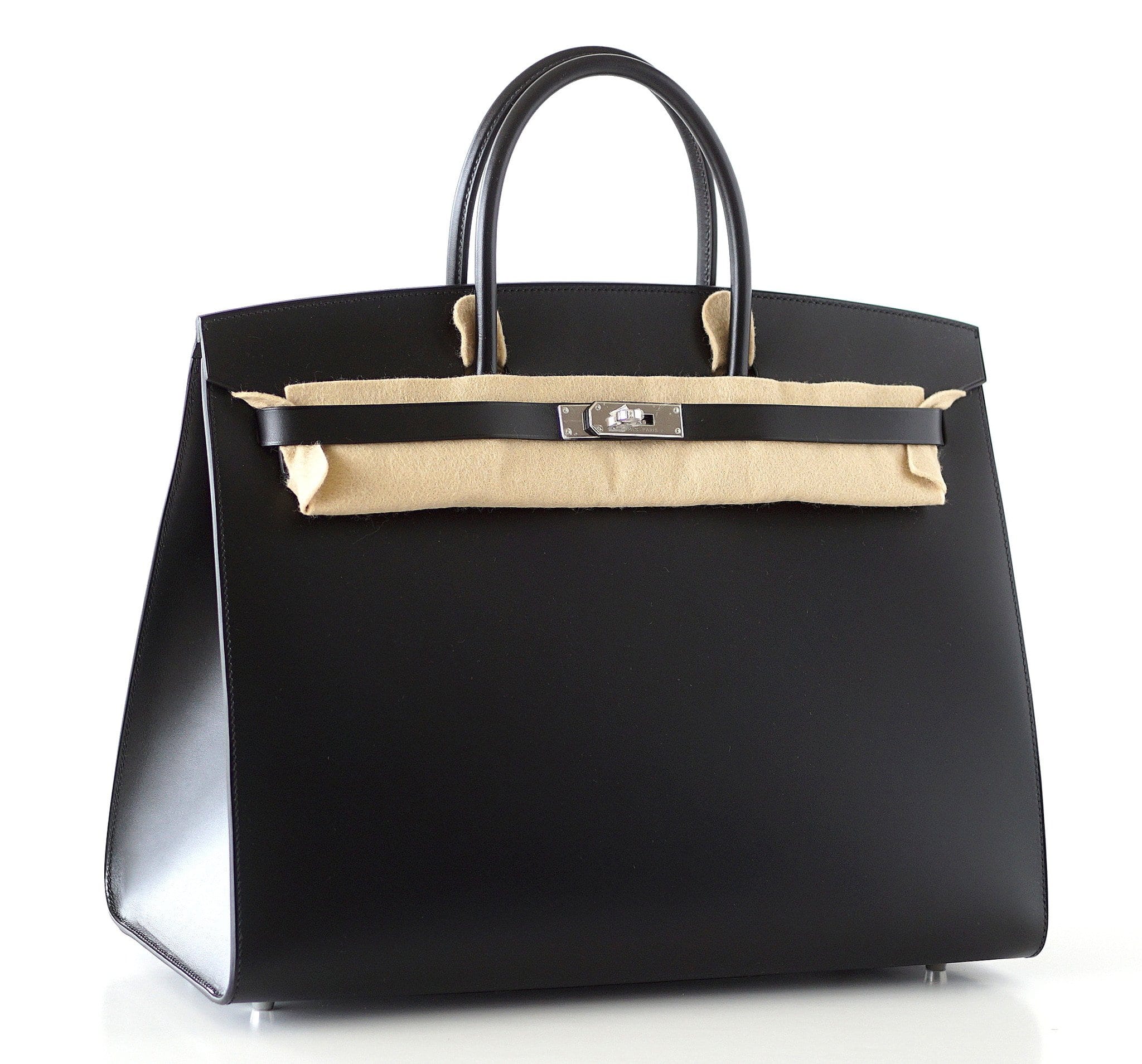 Birkin 40 Bag Sellier  Black Vache Hunter/ Veau Evercalf Limited Edition